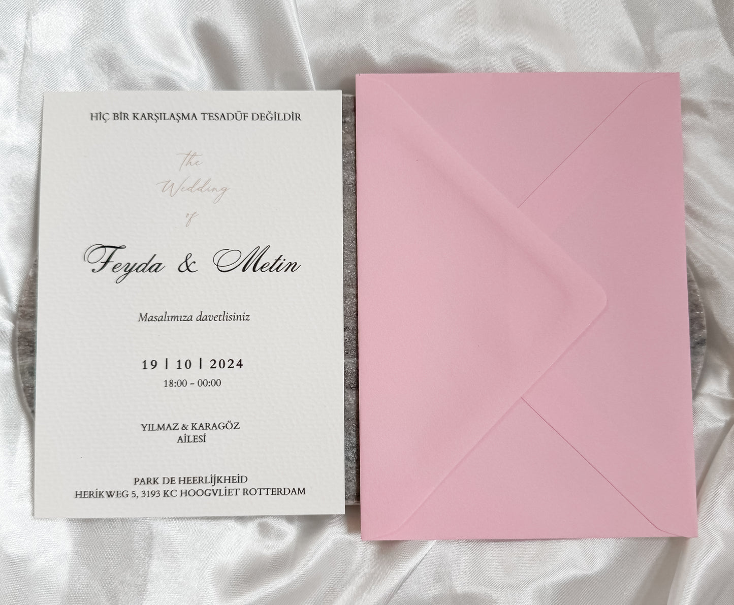 Uitnodigingen 'The Wedding'