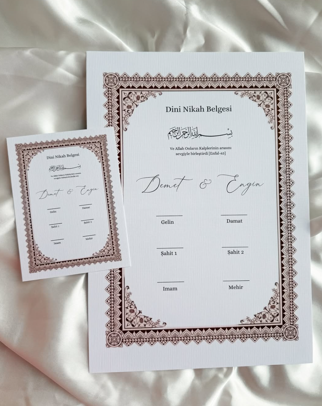 Nikah certificaat 'Bordeaux'
