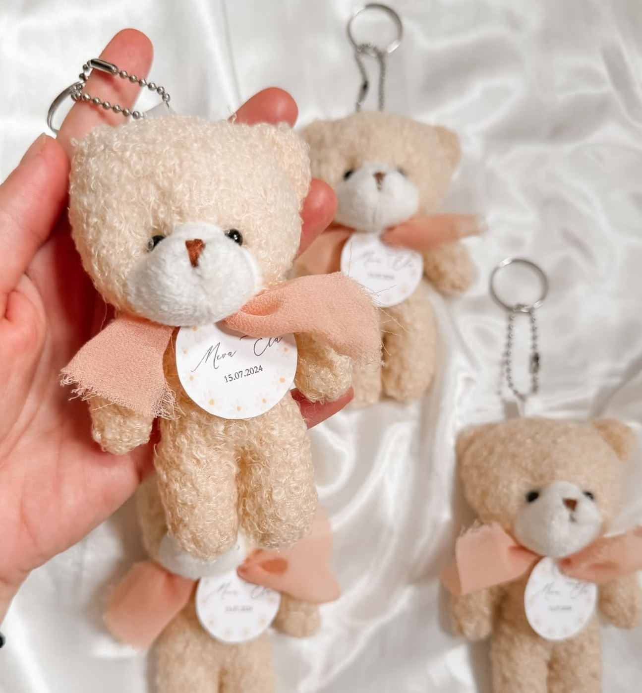 Teddybeer sleutelhangers