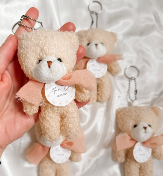 Teddybeer sleutelhangers