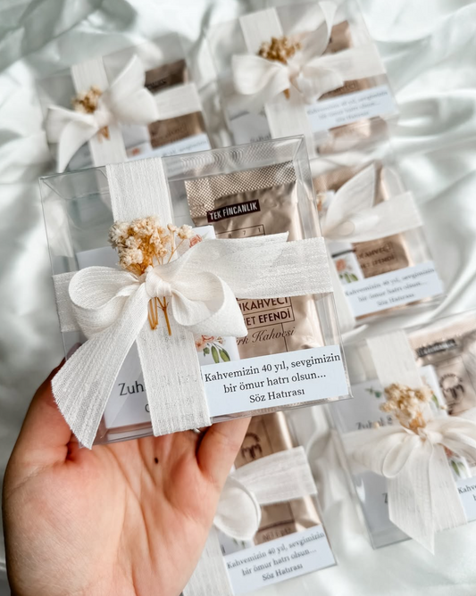 Turkse koffie en chocolaatjes box
