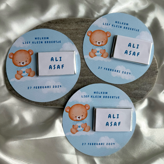 Baby Choco Kaarten 'Bear'