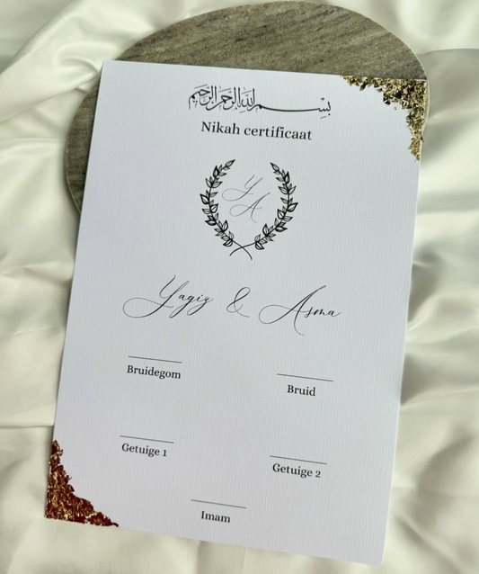 Nikah certificaat 'Gold'