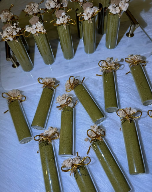 Henna bedankjes 'buisjes'